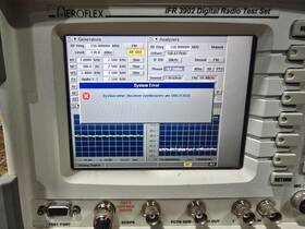 Aeroflex 3092 Ifr Digital Radio Test Set 2.7 Ghz Bios Locked System Error Read