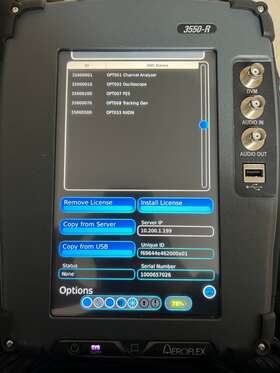 Aeroflex 3550-r Aeroflex/viavi 3550r Touchscreen Portable Service Monitor Without Ptions