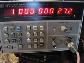Bc200 Agilent 5342a Hp Microwave Frequency Counter Lot#bc200
