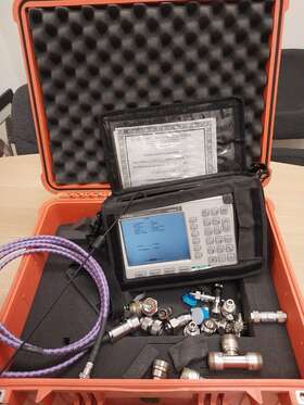 331d Anritsu Sitemaster With Option 3 Pelican Case Rf Cable Loads And Adapters