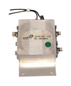 Axell Wireless 20-001507-6 12v Rf Relay Assembly 80-1800mhz Sma