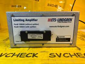 109646 Ets Lindgren Ets-lindgren Limiting Amplifier Rf With 5db Splitter 800-2500mhz