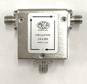 Meca Cs-2.5 2.3-2.7 Ghz Three-port Low Loss Sma Circulator 20w Cs-2.500-m03