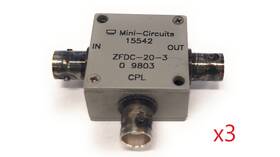 Mini-circuits Zfdc-20-3 Lot Of 3 Mini-circuits 0.2-250 Mhz Bnc Directional Coupler 50ohm