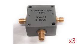 Mini-circuits Zfm-11 Lot Of 3 Mini-circuits 1-2000mhz Sma Microwave Mixer Lo Power 7 Dbm