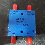 Anaren 10014-3 Hybrid Coupler 90DEG, 3DB 0.5GHZ-1GHZ Tested See Analyzer Plots. Fixed Price $45.00.