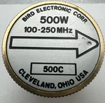Bird 43 Thruline Wattmeter Element 500W 500C 100-250MHZ. Fixed Price $99.99.
