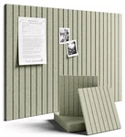 Large Felt Bulletin Board 36" X 24" Cork ALTERNATIVE-6 Pack Sage Green. Fixed Price $26.99.