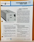 Hp 08740-90006 Model 8740A Transmission Test Unit Operating Note Manual.. Fixed Price $29.99.