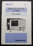 Marconi Instruments Radio Test System For Amps 2957A 2957B. Fixed Price $29.99.