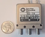 Dow Key Microwave 403-114 Switch 00471, 12-15 Vdc. Fixed Price $39.99.