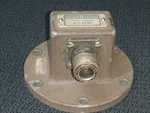 Hp-agilent Keysight J281A Waveguide Coaxial Type ADAPTER-WR187 5.3 To 8.2 Ghz. Fixed Price $99.95.