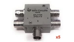 Lot Of 5 Mini-circuits 10 300 Mhz Bnc Power Splitter/combiner ZFSC-4-3. Fixed Price $62.99.