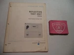 Hewlett Packard Hp Reflection Test Unit 8742A Operating Note 08742-90008. Fixed Price $51.97.