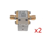 Lot Of Racomtech TG801 10.7-12.75GHZ Coaxial Ferrite Isolator Sma. Fixed Price $39.99.