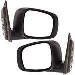 For 08-19 Grand Caravan Rear View Mirror Manual Folding Textured Black Pair Set. Fixed Price $133.95.