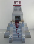 AZ-100 Aztec Temple Skull Version John Jenkins Designs Limited Diorama Piece. Fixed Price $449.00.