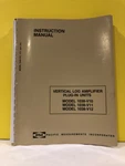 Pm Vertical Log Amplifier 1038-V10 1038-V11 1038-V12 Instruction Manual. Fixed Price $39.99.