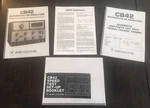 Sencore CB42 Owners Manual, Schematic, Speed Setup Book & Addendum. Fixed Price $99.95.