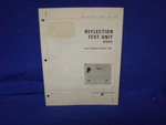 Hp 8742A Reflection Test Unit Operating Note S/n PRE740. Fixed Price $50.00.