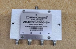 Mini-circuits ZB4PD1-2000-S+ 800-2000 Mhz Splitter. Fixed Price $34.95.